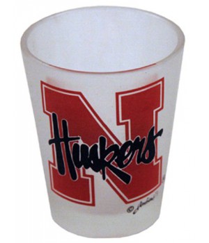 Nebraska Cornhuskers Frosted Shotglass